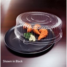 Emi Yoshi EMI-440CP Round Plastic Tray / Dome Lid (OPS) 14&quot; - 25 sets