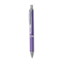 EnerGel Alloy RT Retractable Gel Pen, Medium 0.7mm, Violet Ink, Violet Barrel
