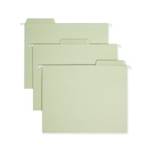 Erasable FasTab Hanging Folders, Letter Size, 1/3-Cut Tab, Moss, 20/Box