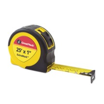 ExtraMark Power Tape, 1" x 25ft, Steel, Yellow/ Black