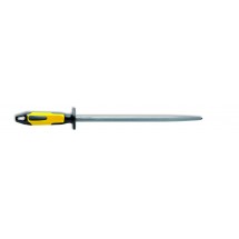 FDick 7317130-68 12" Regular Cut Sharpening Steel, Yellow/Black Handle