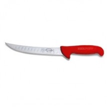 FDick 8242521K-03 Ergogrip Breaking Knife with Granton Edge, Red Handle