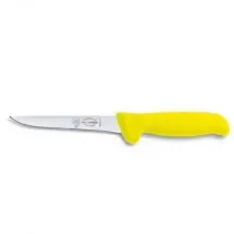 FDick 8286813-54 Mastergrip Straight Stiff Boning Knife with Yellow Handle  5&quot; 
