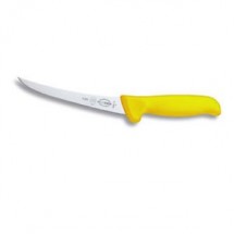 FDick 8288213-54 5&quot; Mastergrip Curved, Semi-Flex Boning Knife with Yellow Handle