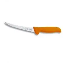 FDick 8288215-53 6" Mastergrip Curved, Semi-Flex Boning Knife with Orange Handle