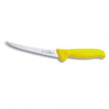 FDick 8289113-54 5&quot; Mastergrip Curved, Stiff Boning Knife with Yellow Handle