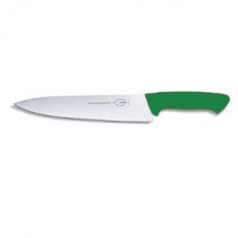 FDick 8544826-14 10&quot;  Serrated Edge Chef's Knife with Green Handle