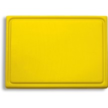 FDick 9126500-02 Yellow Cutting Board with Groove 12-3/4&quot; x 10&quot;