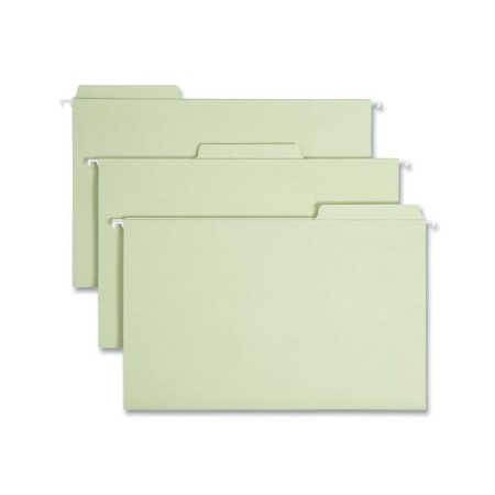 FasTab Hanging Folders, Legal Size, 1/3-Cut Tab, Moss, 20/Box