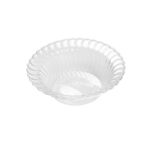 Fineline Settings 205-CL Flairware Clear Plastic Dessert Bowl 5 oz. - 15 doz