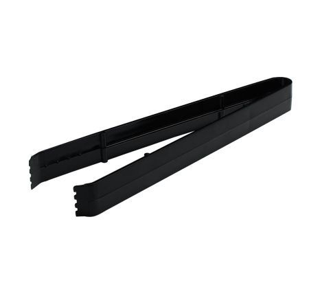 Fineline Settings 3310-BK Platter Pleasers Black Heavy Duty Plastic Tongs 9" - 100 pcs