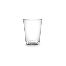 Fineline Settings 401-CL Savvi Serve Clear Plastic Shot Glass 1 oz. - 2500 pcs