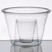 Fineline Settings 4112-CL Quenchers Clear Blaster Plastic Shot Cup - 500 pcs
