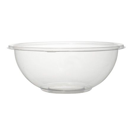 Fineline Settings 5032-CL Super Bowl Clear Plastic Salad Bowl 32 oz. - 100 pcs