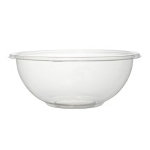Fineline Settings 5160-CL Super Bowl Clear Plastic Salad Bowl 160 oz. - 25 pcs