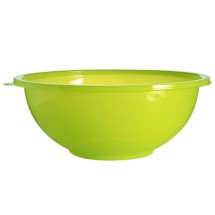 Fineline Settings 5320-GRN Super Bowl Green Plastic Salad Bowl 320 oz. - 25 pcs