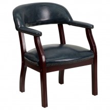 Flash Furniture B-Z105-NAVY-GG Navy Vinyl Luxurious Conference Chair