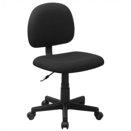 Flash Furniture BT-660-BK-GG Mid-Back Ergonomic Black Fabric Task Chair