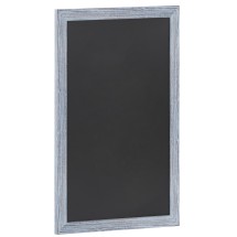 Flash Furniture HGWA-1GD-CRE8-072315-GG Rustic Blue Wall Mount Magnetic Chalkboard Sign with Eraser, 24&quot; x 36&quot; 