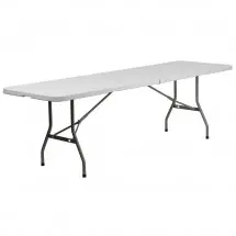 Flash Furniture RB-3096FH-GG Plastic Bi-Folding Table 30&quot; x 96&quot;