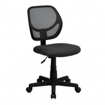 Flash Furniture WA-3074-GY-GG Mid-Back Gray Mesh Task Chair