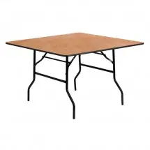 Flash Furniture YT-WFFT48-SQ-GG 48" Square Wood Folding Banquet Table