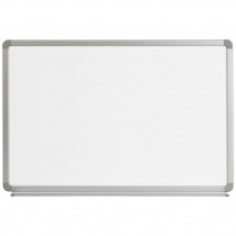 Flash Furniture YU-60X90-WHITE-GG Magnetic Marker Board, 3 ft. x 2 ft.