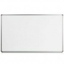 Flash Furniture YU-90X150-WHITE-GG Magnetic Marker Board 5 ft. x 3 ft.