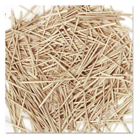 Chenille Kraft Flat Wood Toothpicks, Wood, Natural, 2,500/Pack