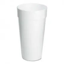 Dart White Foam Drink Cups, 20 oz. - 500 pcs