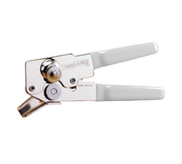 Focus Foodservice 107WH Oneida Compact Can Opener, White Handle