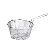 CAC China FBR4-11 Nickel-Plated Fry Basket, 1/4&quot; Mesh 11-1/2&quot;Dia