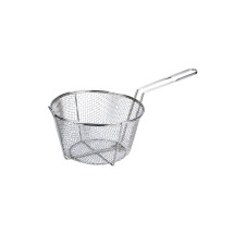 CAC China FBR4-9 Nickel-Plated Fry Basket, 1/4&quot; Mesh 9-1/2&quot;Dia