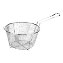 CAC China FBR8-011 Nickel-Plated Fry Basket, 1/8&quot; Mesh 11-1/2&quot;Dia