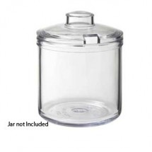 GET Enterprises CD-8-C-2-CL Clear Condiment Jar Cover - 2 doz