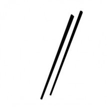 GET Enterprises CHOPSTICKS-BK Black Melamine Chopsticks 10-3/4&quot; 100/Pairs