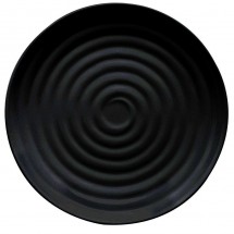GET Enterprises ML-80-BK Milano Black Melamine Round Plate 7-1/2&quot; - 1 doz