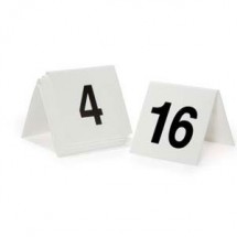 GET Enterprises NUM-51-75 Numbers 51 Through 75 Table Tent Number - 1 pack