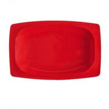 GET Enterprises OP-118-RSP Red Sensation Melamine Oval Platter 12-1/4&quot; x 5&quot; - 1 doz
