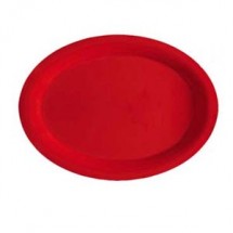 GET Enterprises OP-320-RSP Red Sensation Melamine Oval Platter 11-1/4&quot; x 8-1/2&quot; - 1 doz