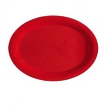 GET Enterprises OP-950-RSP Red Sensation Oval Platter 9-3/4&quot; x 7-1/4&quot; - 2 doz