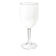 GET Enterprises SW-1404-1-SAN-CL Clear SAN Plastic Wine Glass 8 oz. - 2 doz