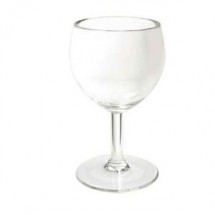 GET Enterprises SW-1406-1-SAN-CL Clear SAN Plastic Wine Glass 6 oz. - 2 doz