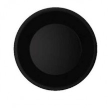 GET Enterprises WP-10-BK Black Elegance Wide Rim Plate 10-1/2&quot; - 1 doz