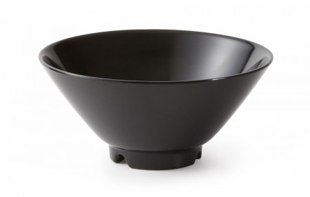 GET Enterprises 0180-BK Black Elegance Melamine Bowl 8 oz.