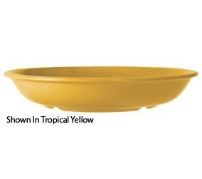 GET Enterprises B-875-TY Diamond Mardi Gras Tropical Yellow Melamine Bowl 27.9 oz. - 1 doz