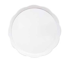 GET Enterprises ML-114-W Bake and Brew White Round Display Platter 11-1/2" - 1 doz