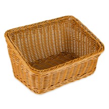 GET Enterprises WB-1510-HY Honey Cascading Designer Polyweave Basket 9-1/4&quot; x 13&quot; - 1/2 doz