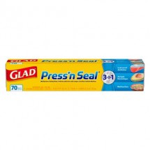 Glad Press'n Seal Plastic Food Wrap, 12 Rolls/Carton