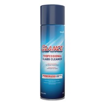 Glance Powerized Glass and Surface Cleaner, Ammonia Scent, 19 oz. Aerosol, 12/Carton